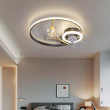 Modern Chandelier Ceiling Fan Without Blades Bedroom Lamp - dasherdecor