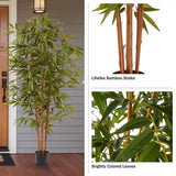 72 In. Artificial Bamboo Plant with Pot