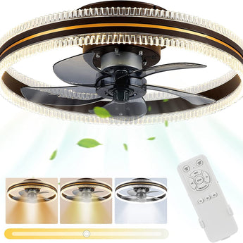 Ceiling Fan Home Integrated Invisible Ceiling Fan Light - dasherdecor