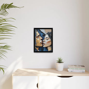 Couple Portrait Canvas Wall Art SEDUCTION by Queennoble