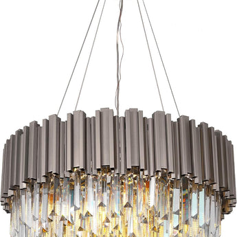 Nickel Luxury Crystal Chandelier 