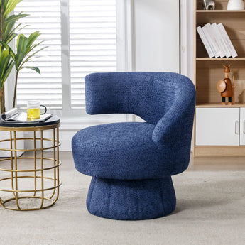 360 Degree Swivel Cuddle Barrel Accent Chairs-1