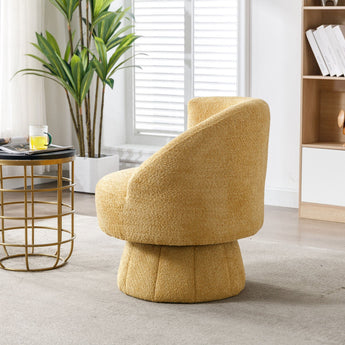 360 Degree Swivel Cuddle Barrel Accent Chairs-4