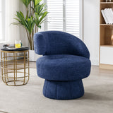 360 Degree Swivel Cuddle Barrel Accent Chairs-4