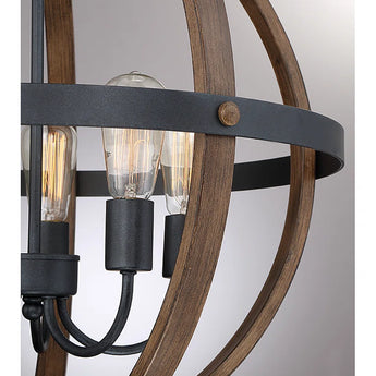 Barreras 5 - Dimmable Globe Chandelier