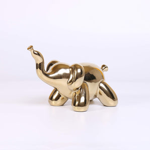 Gold Handmade Sculpture Ornament (Elephant)