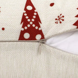 Red Christmas Pillow Covers, Set of 4