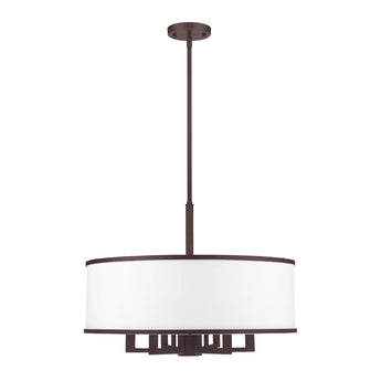 Berthine 7 - Light Dimmable Drum Chandelier